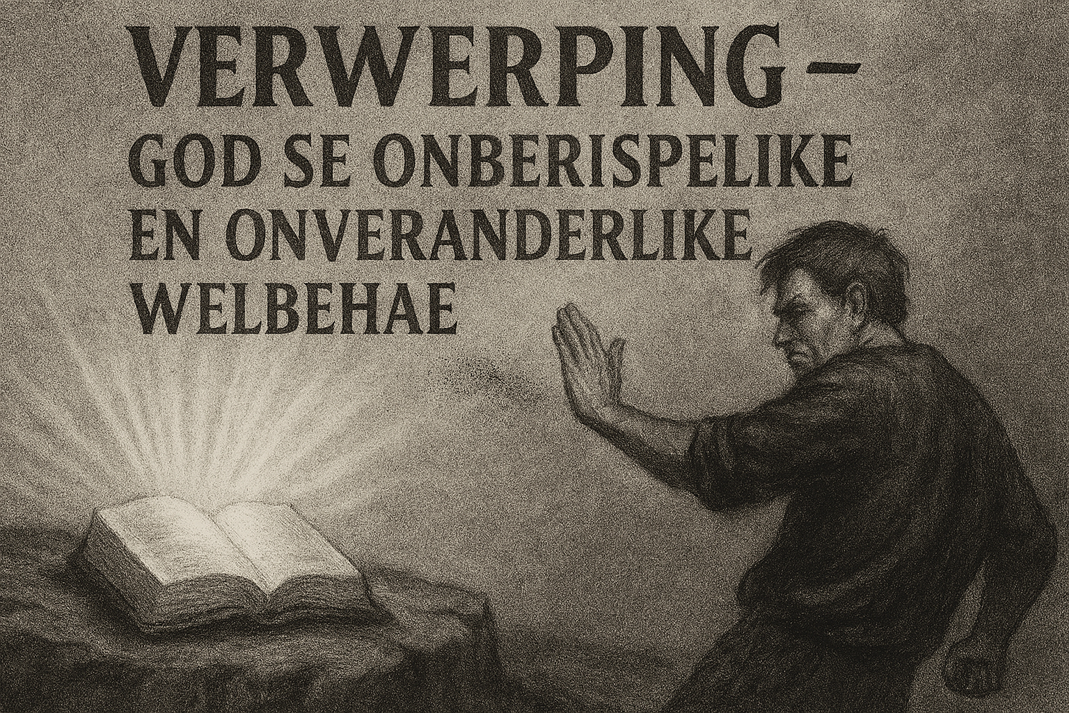 Verwerping – God se onberispelike en onveranderlike welbehae (Dort Hfst. 1, Art. 15)
