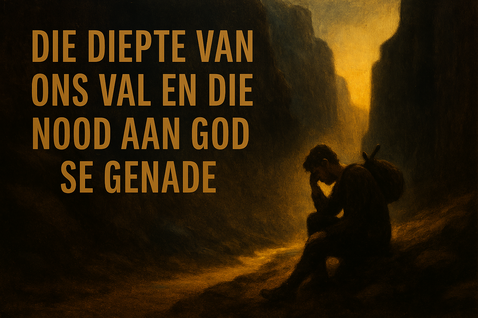 Die diepte van ons val en die nood aan God se genade (Dort Hfst. 3/4, Art. 1-3)