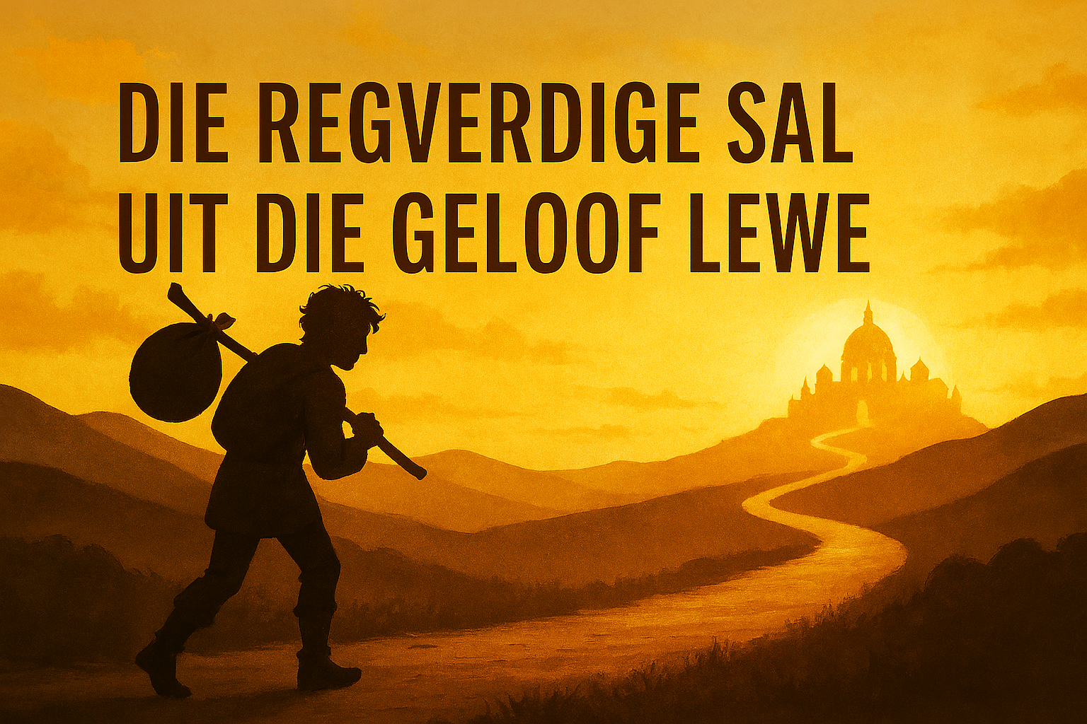 Die regverdige sal uit die geloof lewe