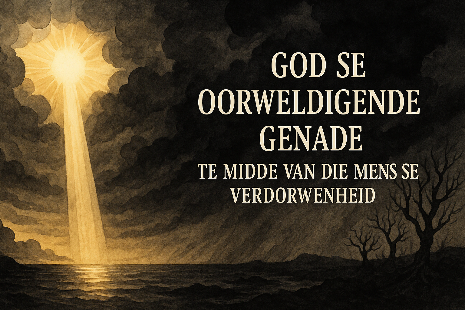 God se oorweldigende genade te midde van die mens se verdorwenheid (Dort Hfst. 3/4, Art. 4-6)
